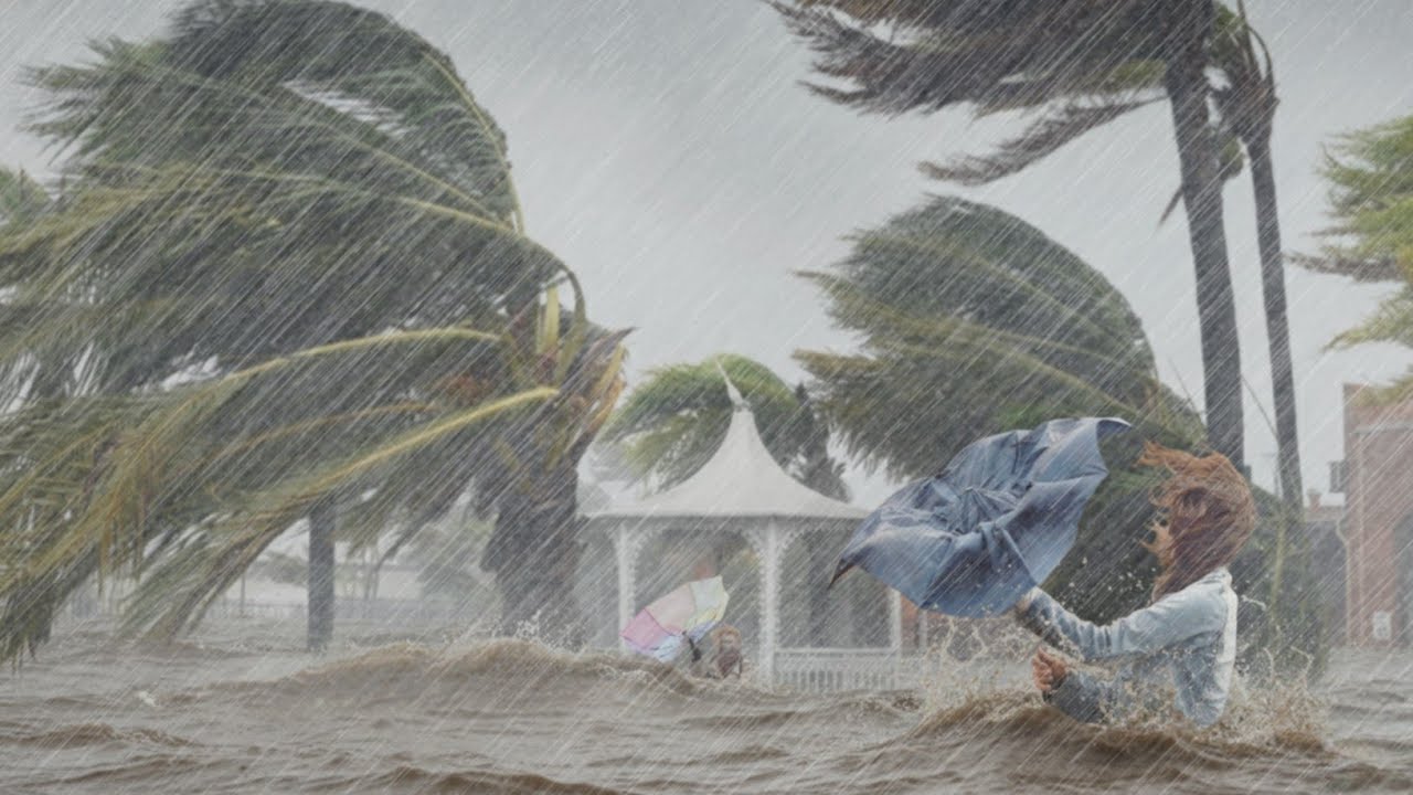 Asia Pulverized! The Most Terrifying Super Typhoon Destroys Rural Life in Indonesia