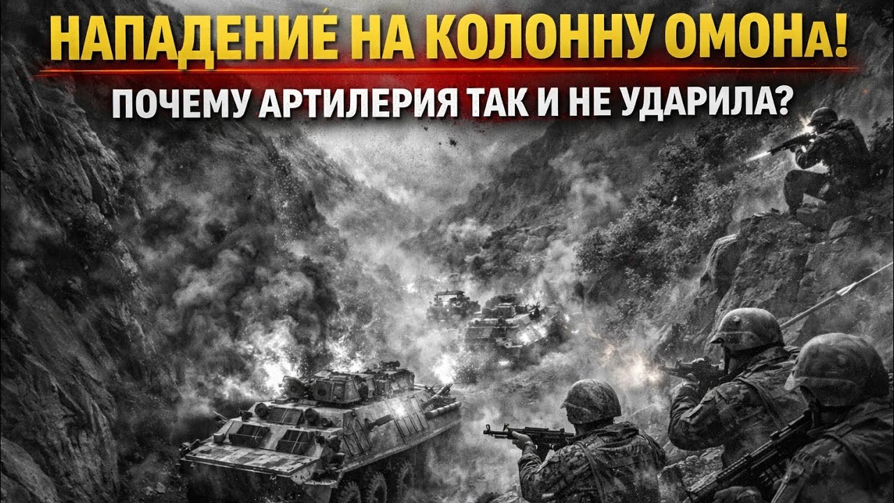 НАПАДЕНИЕ НА КОЛОННУ ПЕРМСКОГО ОМОНА: ПОЧЕМУ АРТИЛЛЕРИЯ ТАК И НЕ УДАРИЛА?