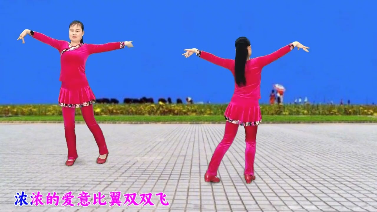 励志广场舞《爱情的美酒一起醉》正背面更容易学会