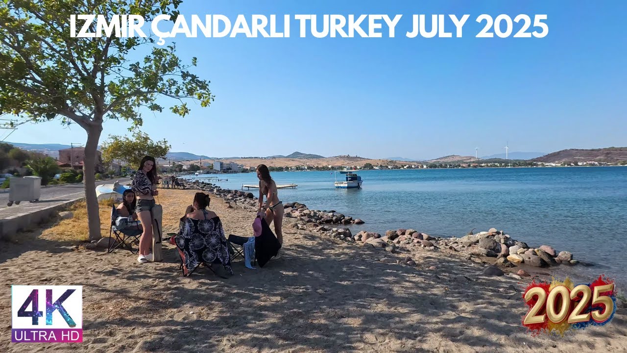 IZMIR DIKILI ÇANDARLI 2025 Walking Tour | 4k UHD 60fps | İZMİR TÜRKİYE