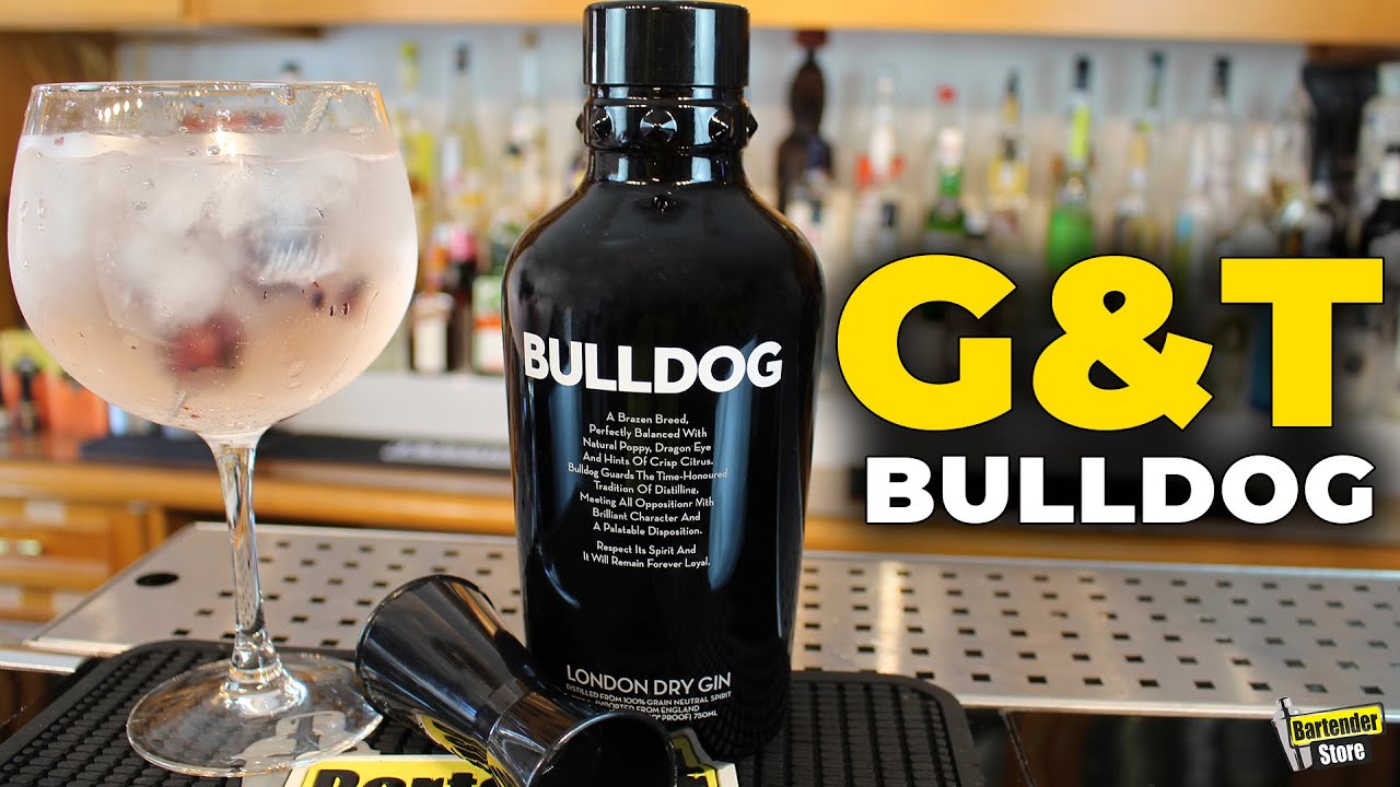 G&T Bulldog London Dry - Explicação sobre o Bulldog Gin e Receita de Gin Tônica com Amoras