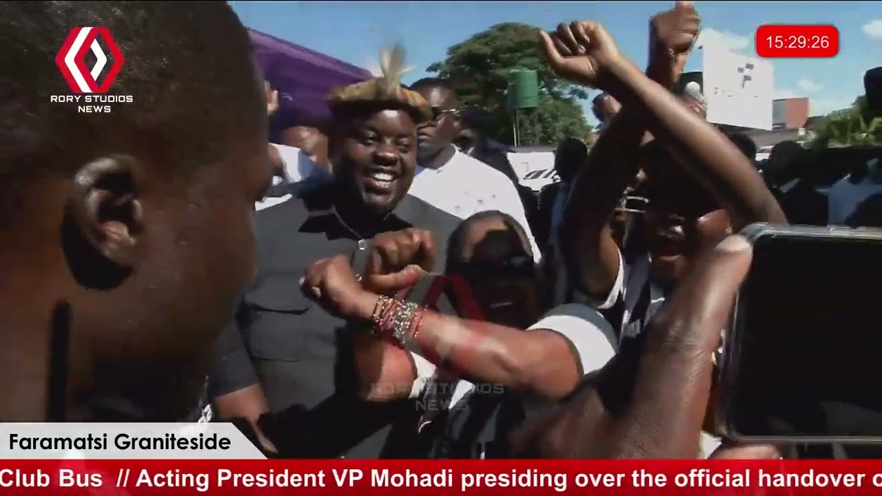 Highlanders Supporters fun moments with Sir Wicknell Chivhayo