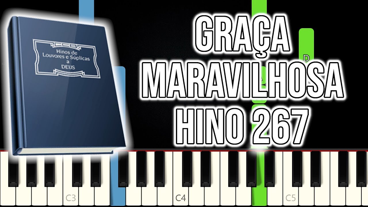 Hino CCB 267 - Graça Maravilhosa | VERSÃO FÁCIL | Piano e Teclado Tutorial