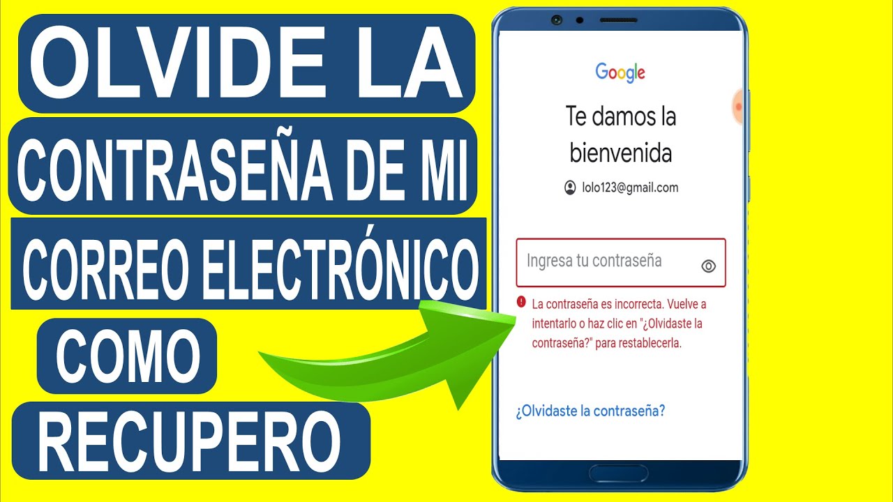 Cómo recuperar la contraseña de mi correo electrónico  📧  Recuperar mi correo electrónico