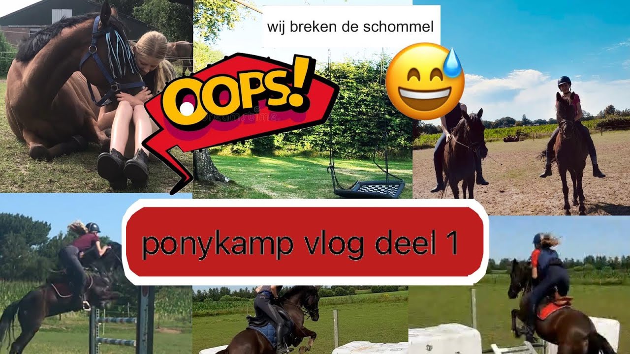 Wij gaan op Ponykamp bij Samantha’s trainingskamp!!🐴 ⚡️vlog 15⚡️| Topponys |
