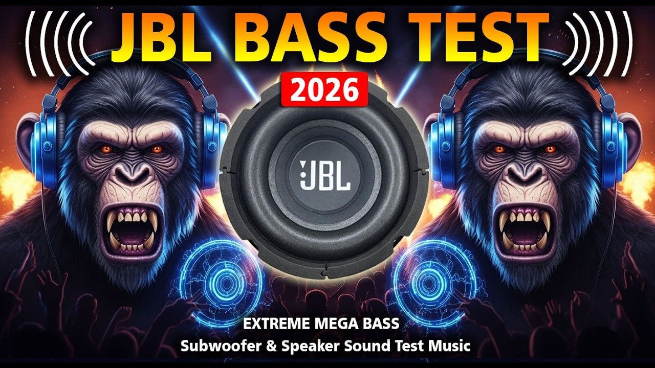 JBL EXTREME MEGA BASS TEST 🔊 EDM Bass Boosted Track | Subwoofer & Speaker Sound Test Music