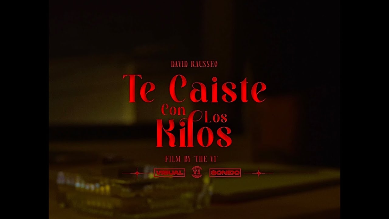 David Rausseo - TE CAISTE CON LOS KILOS (Video Oficial)