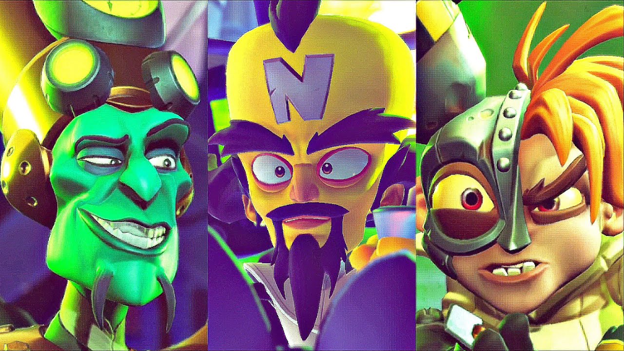 Crash Bandicoot 4: It's About Time - All Bosses / Boss Fights + Ending