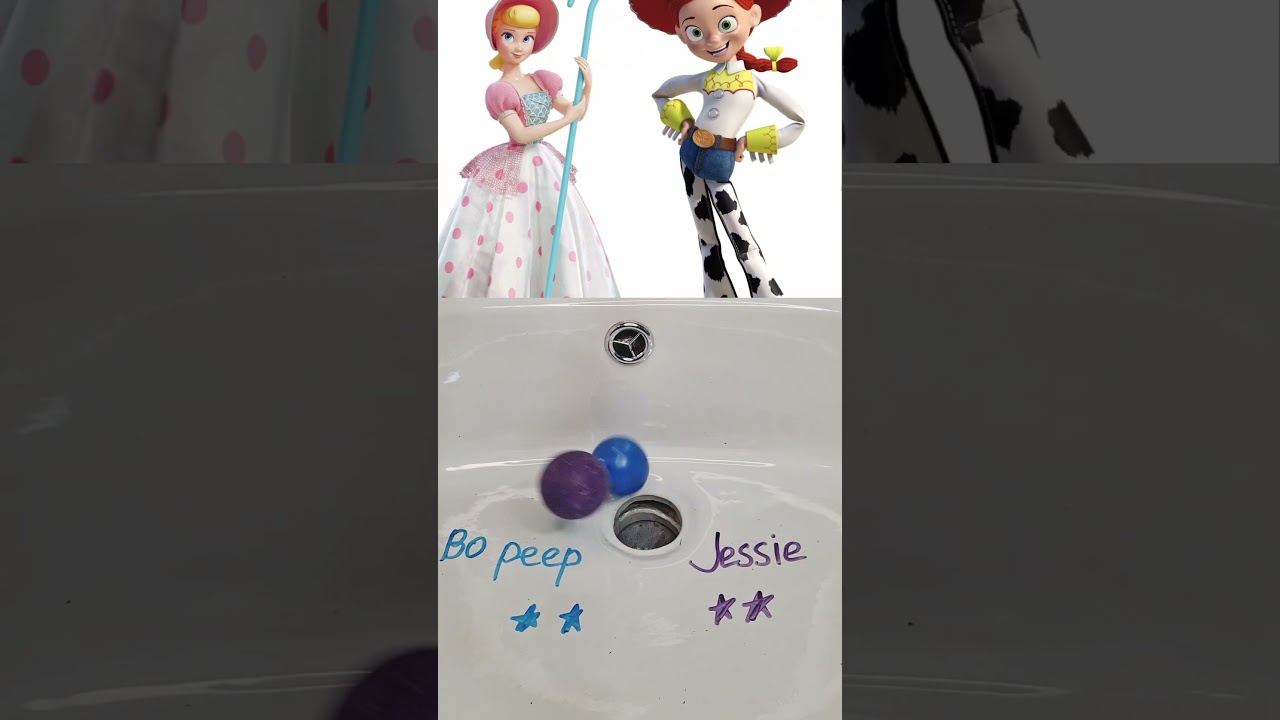 Toy Story 5. Bo peep 👧VS Jessie 👧 #drain #vs #duel