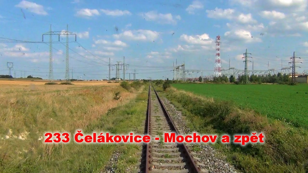 Trať 233 Čelákovice - Mochov a zpět
