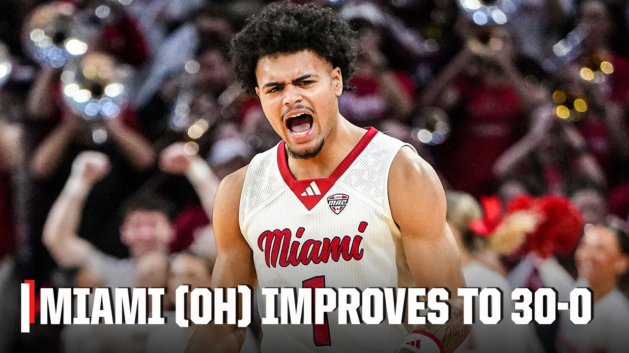 MIAMI (OH) SURVIVES VS. TOLEDO TO PUSH RECORD TO 30-0 🤩 | ESPN College Basketball