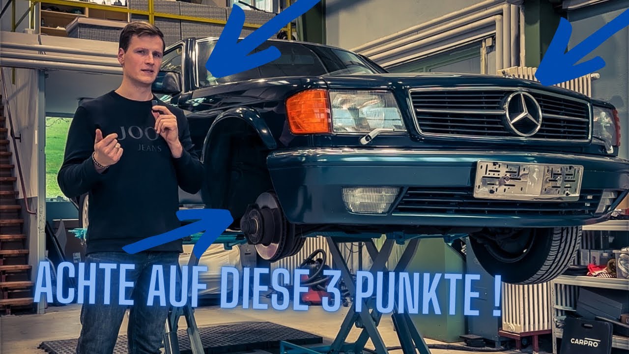 Mercedes 560SEC im Detail – Ein Klassiker zum Verkauf!