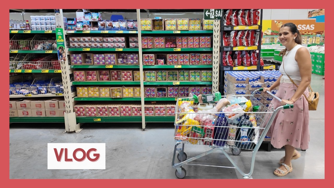 Compras de Mercado do mês 🛒 Produtos favoritos, novidades ☺️ Mostrei tudo! 💸