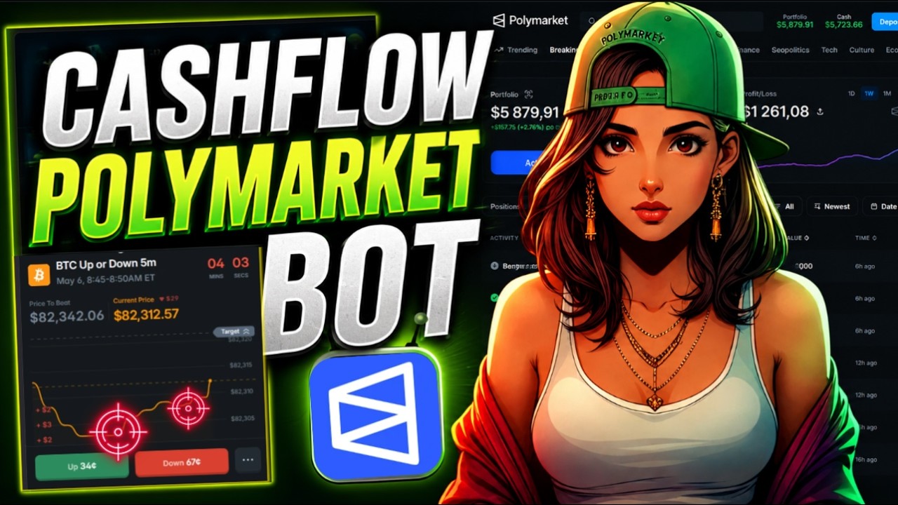 Polymarket Bot with Auto Trading Strategy | 5 minutes Crypto Prediction Markets Explained