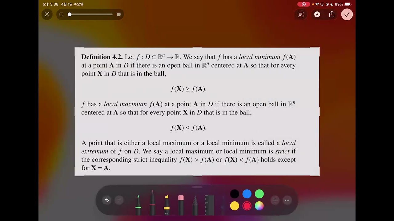 Multivariable Calculus (260401)