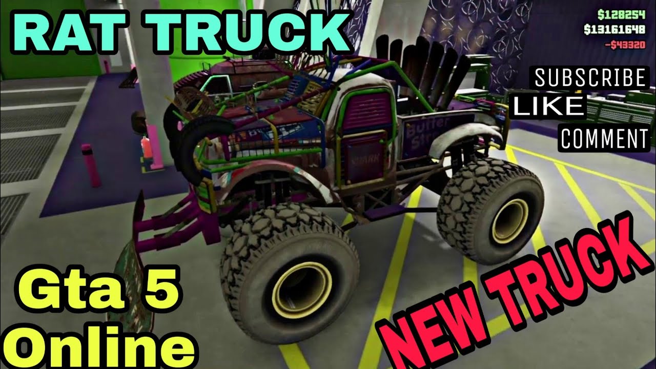 GTA 5 Online : NEW DLC RAT TRUCK 