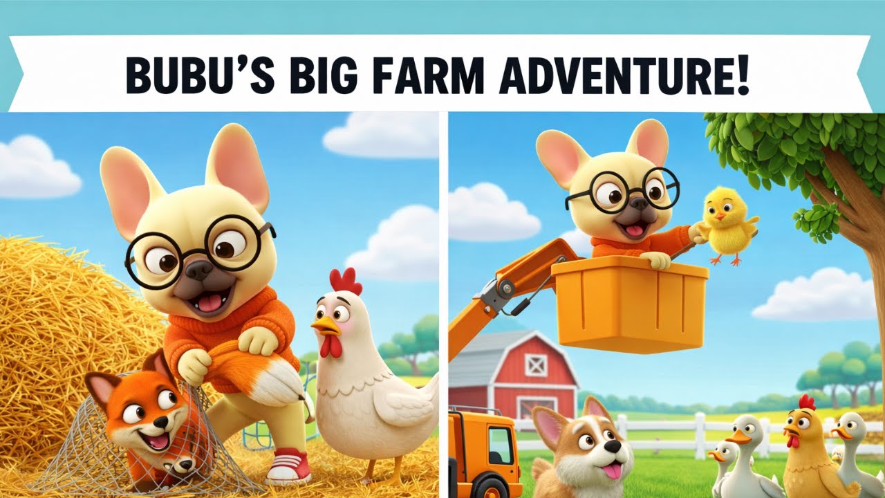 Smart Dog BUBU Catches The Egg Thief Fox & Heroic Chick Rescue! 🐶🥚