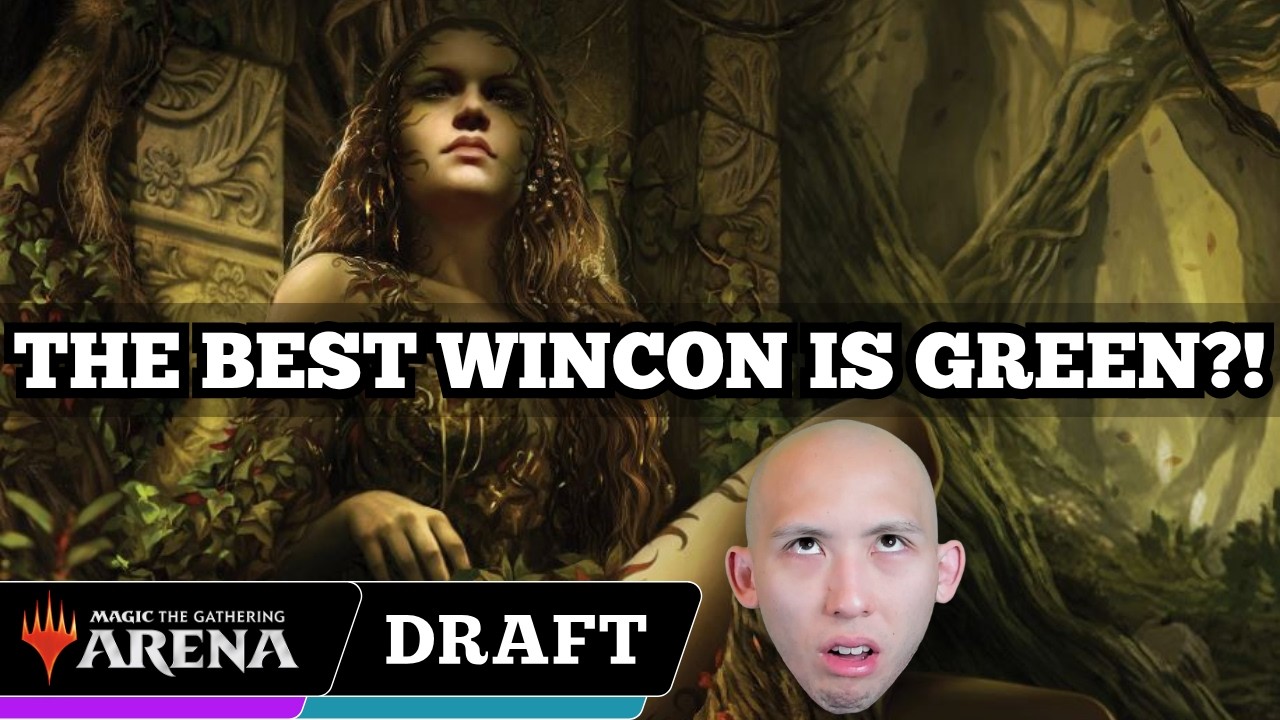 THE BEST WINCON IS GREEN?! | Powered Cube Premier Draft | MTG Arena