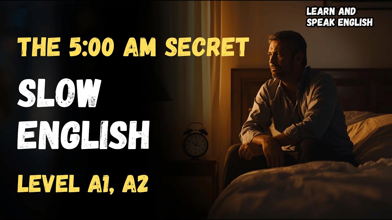 The 5 AM Secret | Learn English Through Storytelling | Easy English Story for Beginners