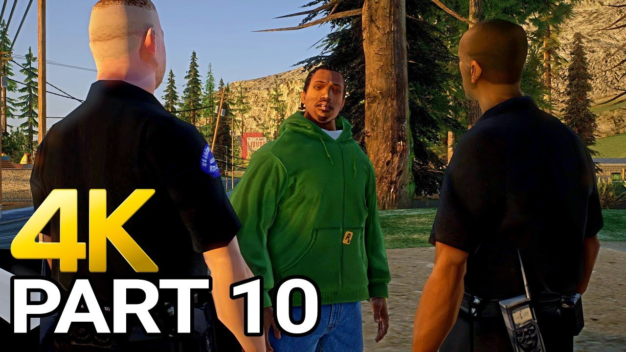 GTA San Andreas Gameplay Walkthrough Part 10 - Grand Theft Auto San Andreas PC 4K 60FPS