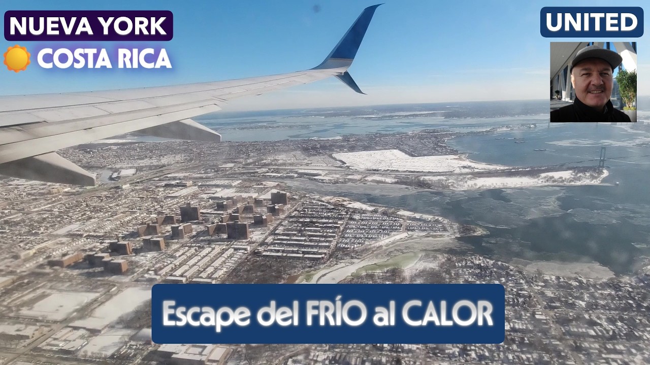 Voy a COSTA RICA con United ✈️ Hace frío en NUEVA YORK