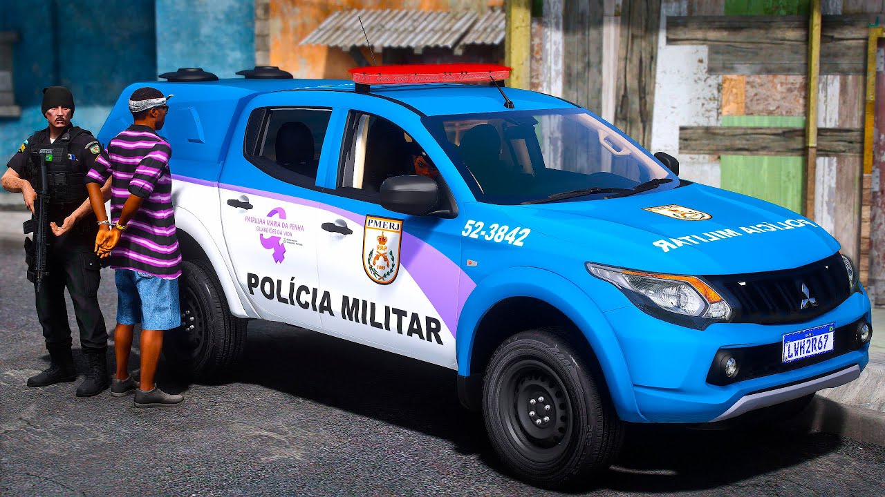 FOI BATER na MULHER e TOMOU UMA SURRA | PATRULHA MARIA DA PENHA PMERJ | GTA 5 POLICIAL