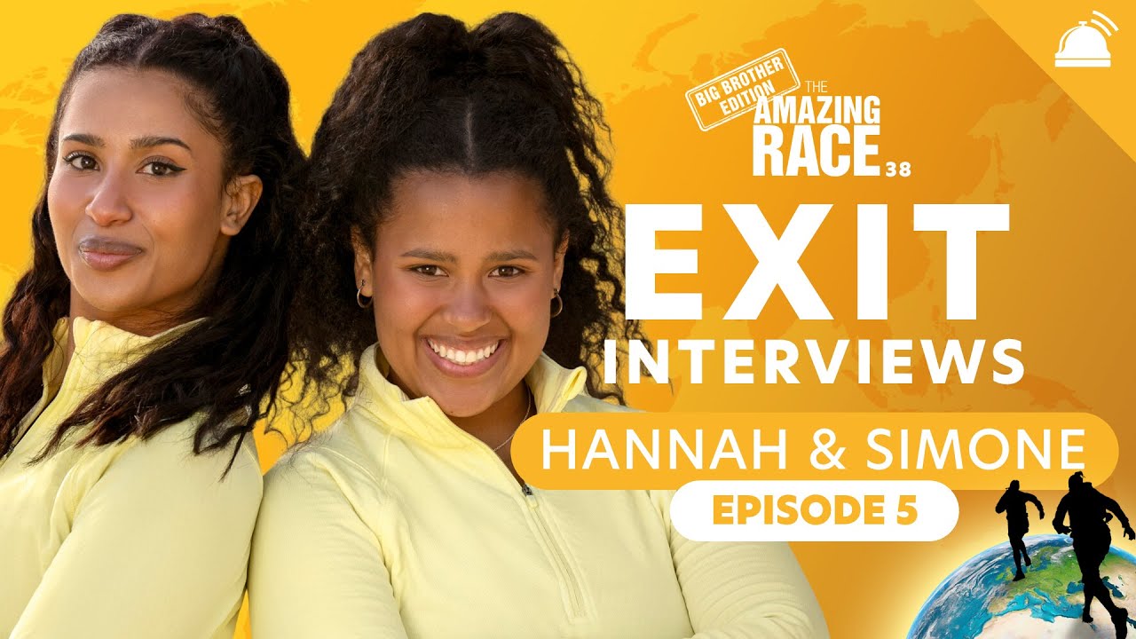 Hannah and Simone Exit Interview | Fifth Team Eliminated on Amazing Race 38