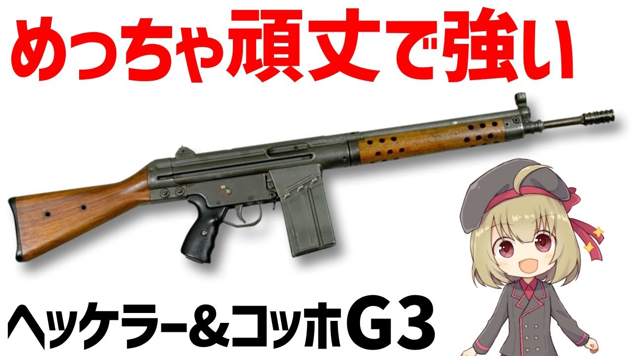 【武器解説】ヘッケラー＆コッホ G3、頑丈で信頼性が高くとにかく強いライフル