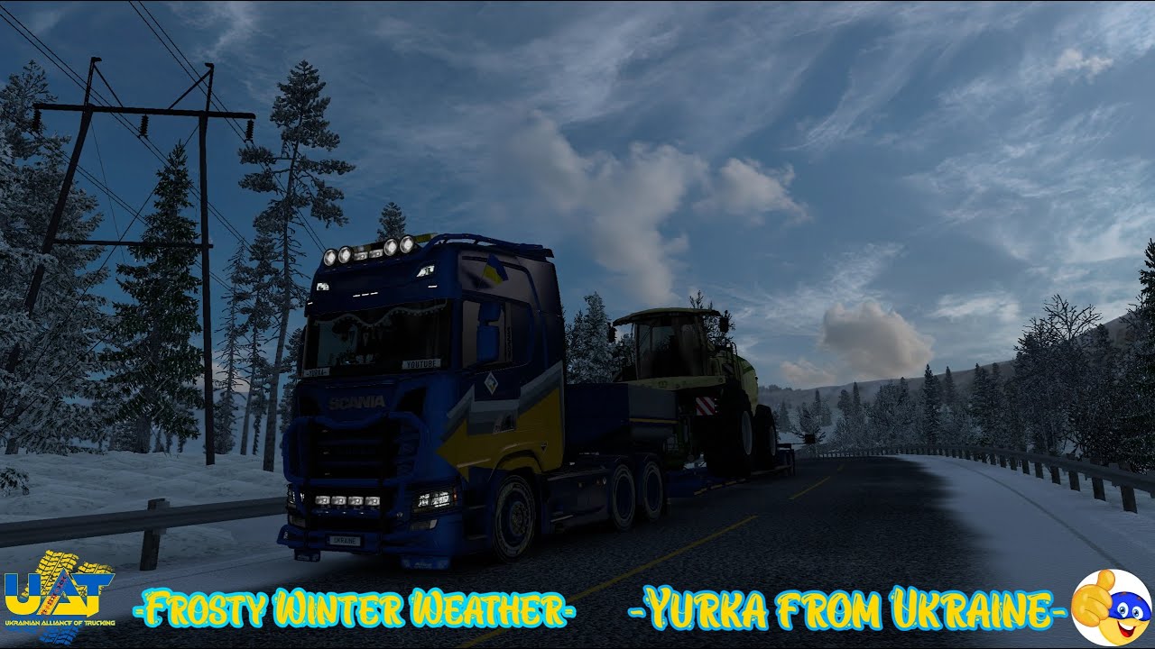 Подорожуємо зимовою Европою|4|#EuroTruckSimulator2#TruckersMP#Yurka_from_Ukraine
