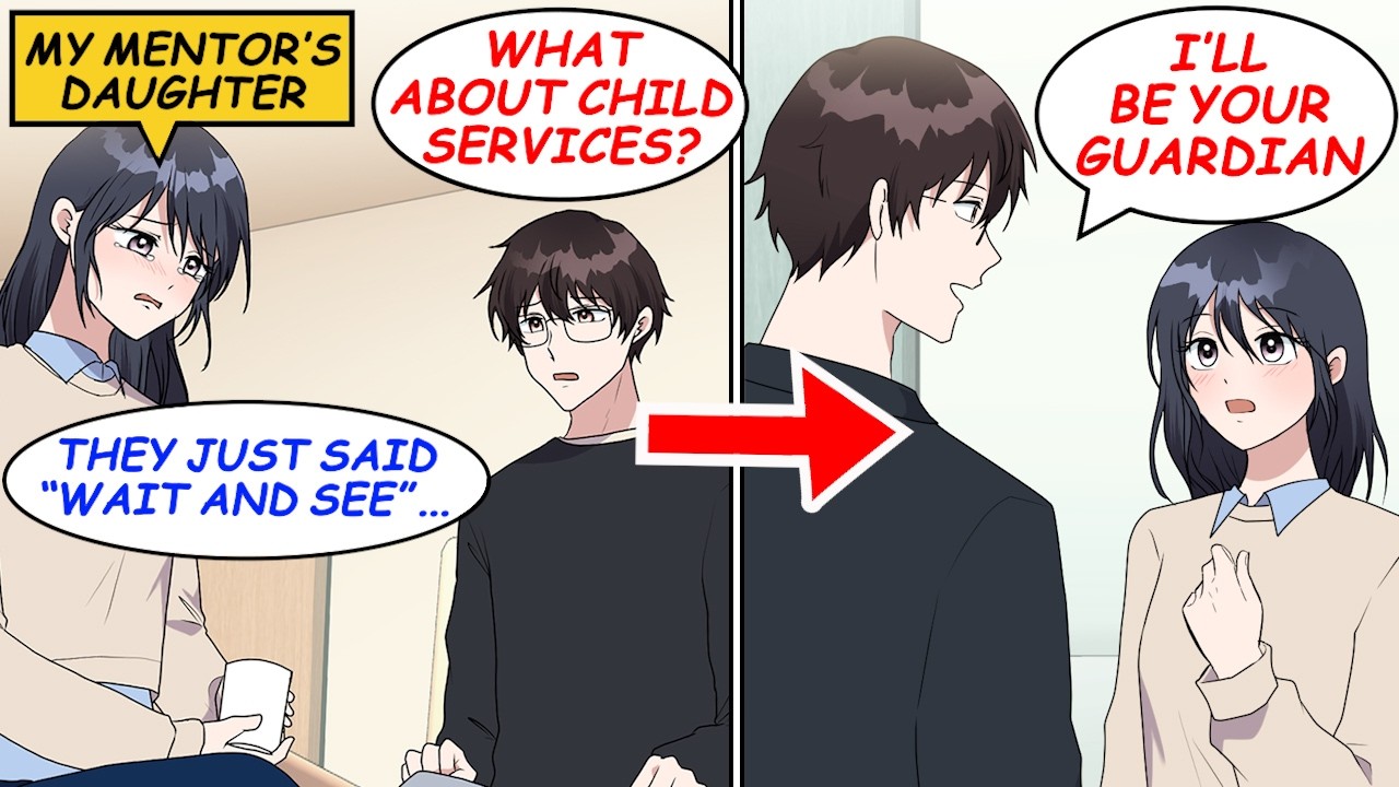 I opened my door to my mentor's daughter in tears. I cut him off and raised her...!? [Manga]