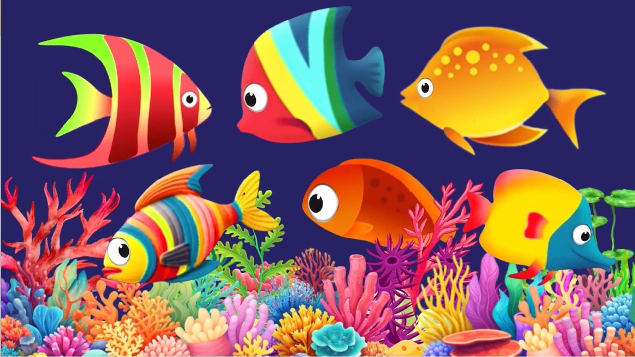 Calming Undersea Animation Baby Lullaby, Soothing fishes🐟Baby Sleep Music #fishlullaby #lullaby #291