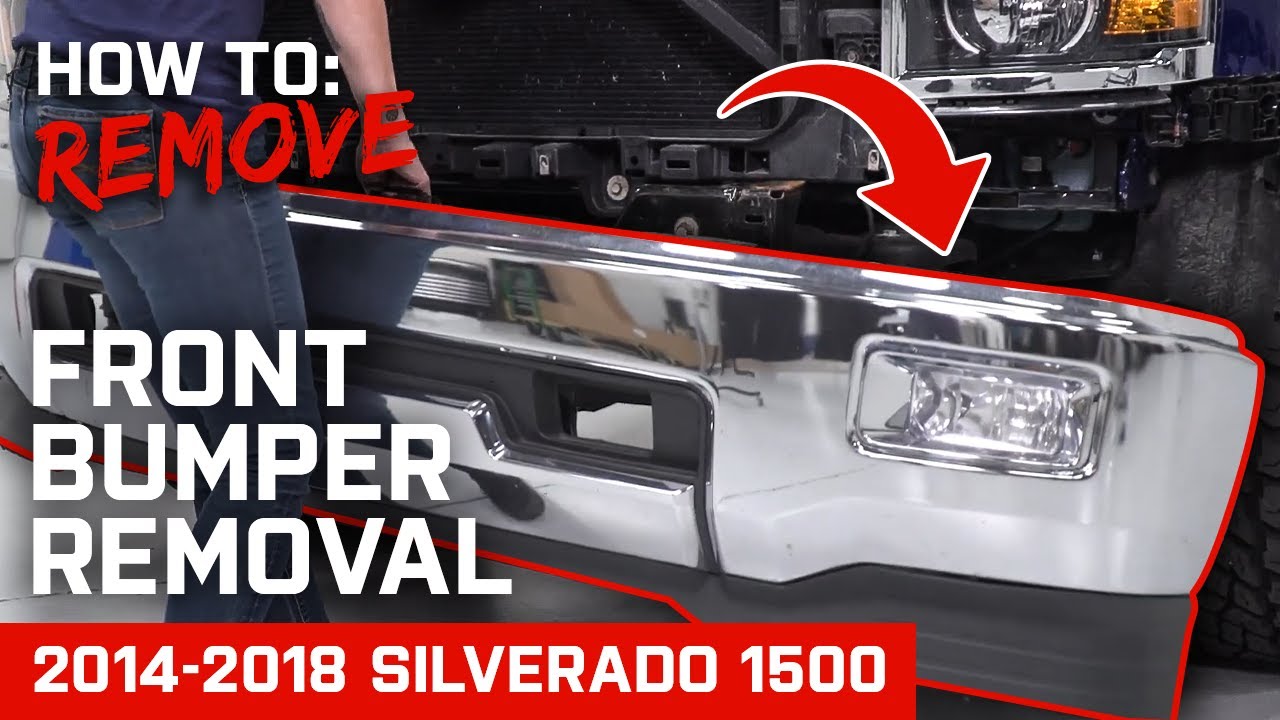 How to Remove Stock Front Bumper | 2014-2018 Silverado 1500