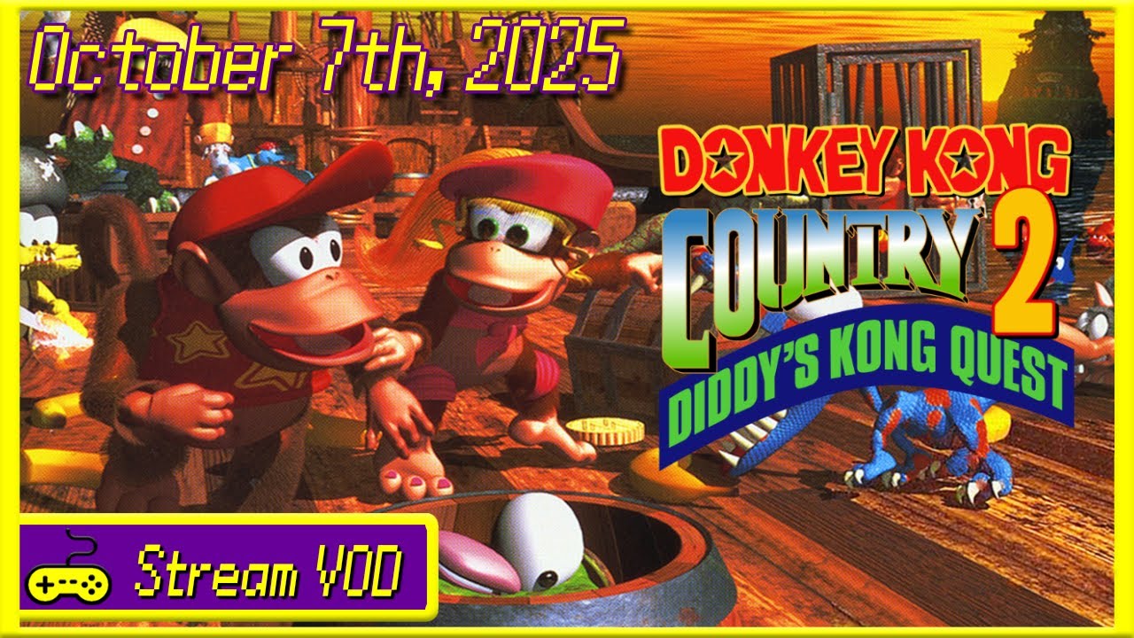 Twitch Livestream - Donkey Kong Country 2 [Part 1]
