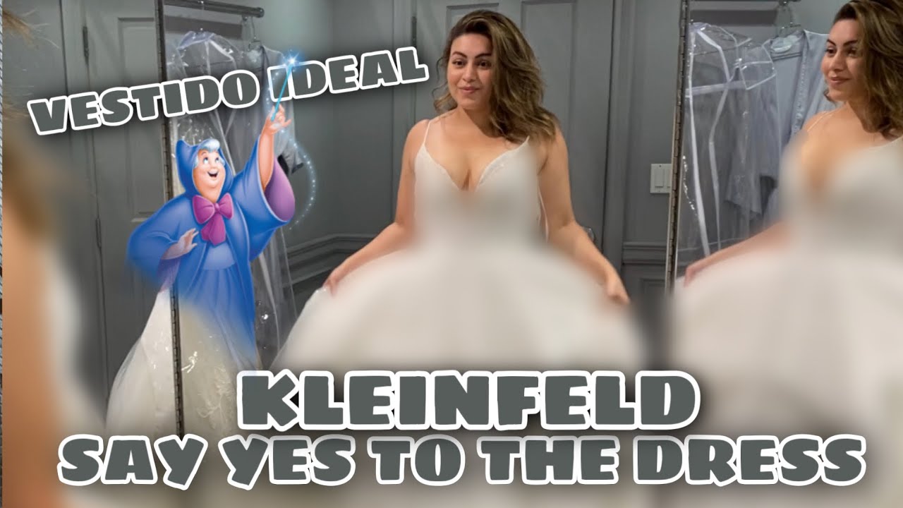 PROVANDO VESTIDOS DE NOIVA DA PROMOÇÃO DE SAMPLES DA LOJA KLEINFELD DO VESTIDO IDEAL | DESCOLEI