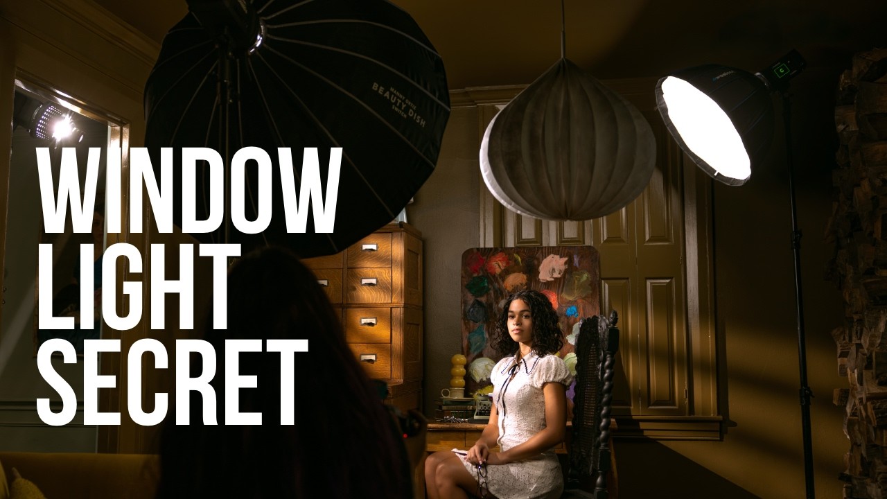 How to Fake Natural Looking Window Light for Portraits (Step-by-Step)