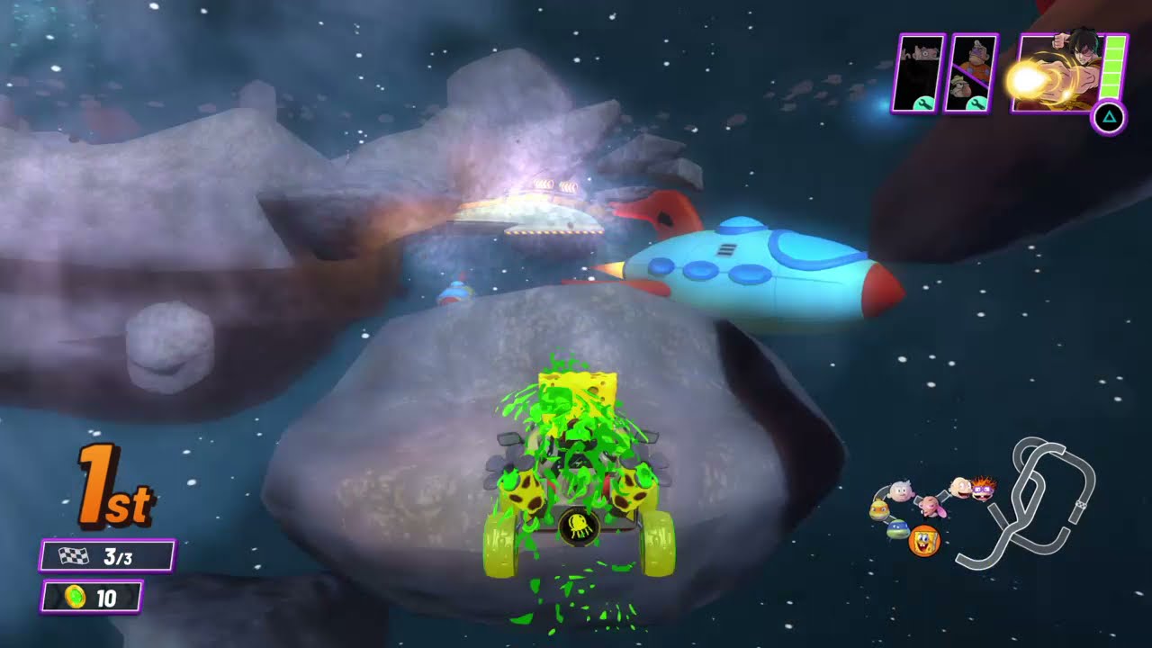 Super Slime Cup (Insane Speed) 3 Stars Rank -  Nickelodeon Kart Racers 2 Grand Prix