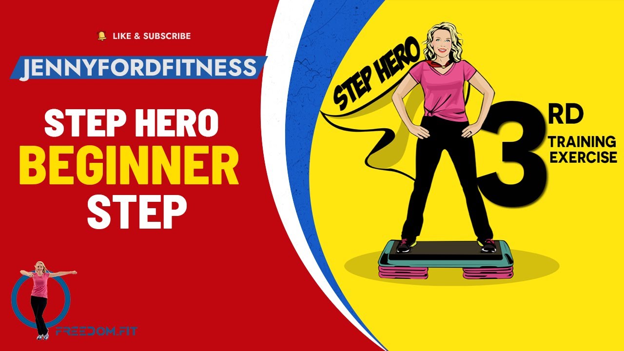 Step Hero 3 of 6 | How to do Step Aerobics | Learn to Step Program Beginner | At-Home Workout System