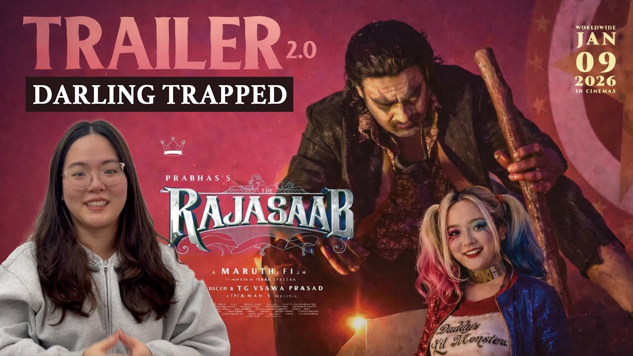 The RajaSaab Trailer 2.0 Foreigner's Reaction | Prabhas | Maruthi | Thaman S  #HelloHeidi #reaction