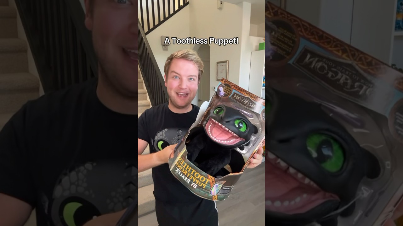 How To Train Your Dragon Toothless Puppetronic!