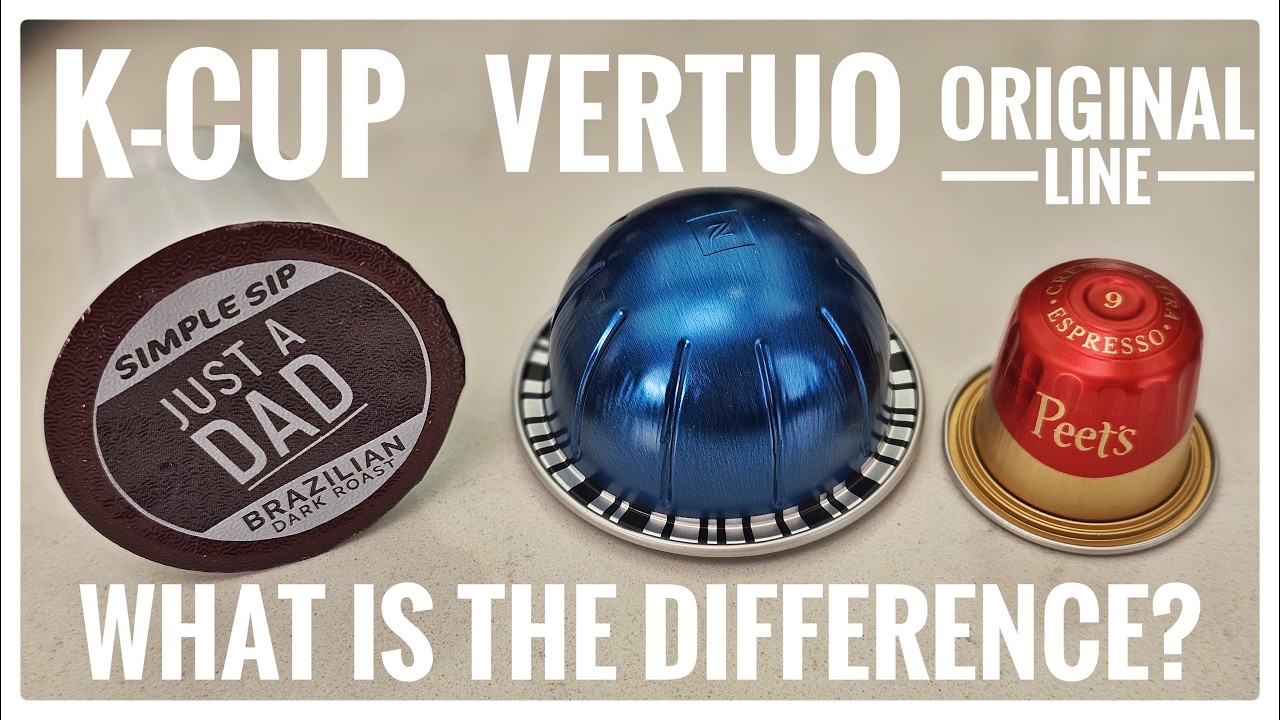 Difference Between Keurig K cup, Nespresso Vertuo and Original Line Coffee Pods
