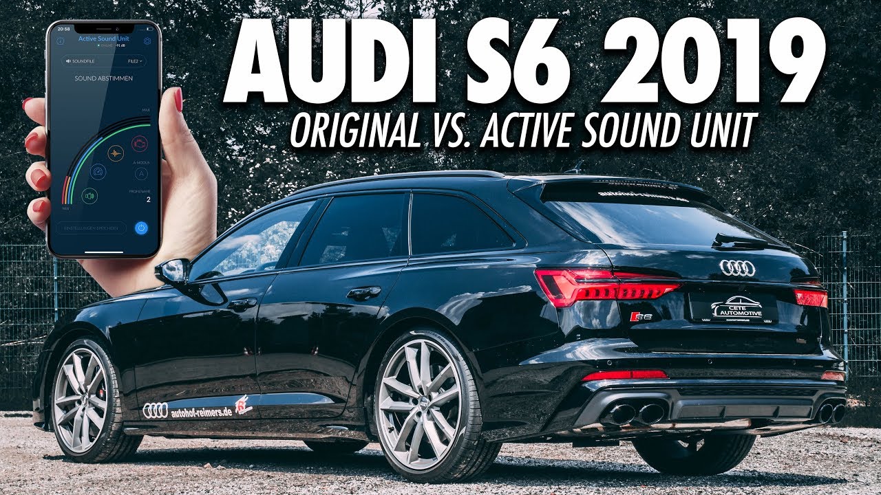 VERGLEICH: AUDI S6 2019 SOUND vs ACTIVE SOUND UNIT | Soundmodul - Sound Booster - Cete Automotive
