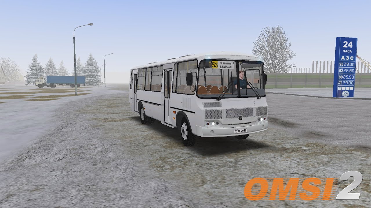 OMSI 2 | На ПАЗ 4234 2023г.в . По маршруту №53 д.Матмасы -ул.Школьная