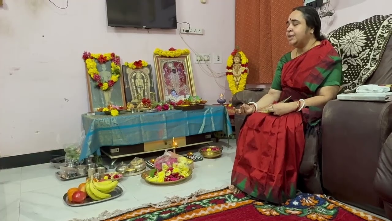 Mini parayanam started with dhanvantri mantram