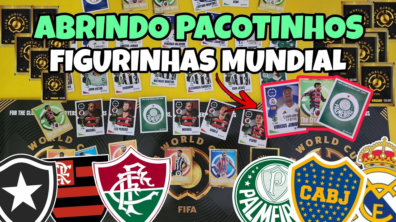 ABRINDO FIGURINHAS DO MUNDIAL (Parte 2)