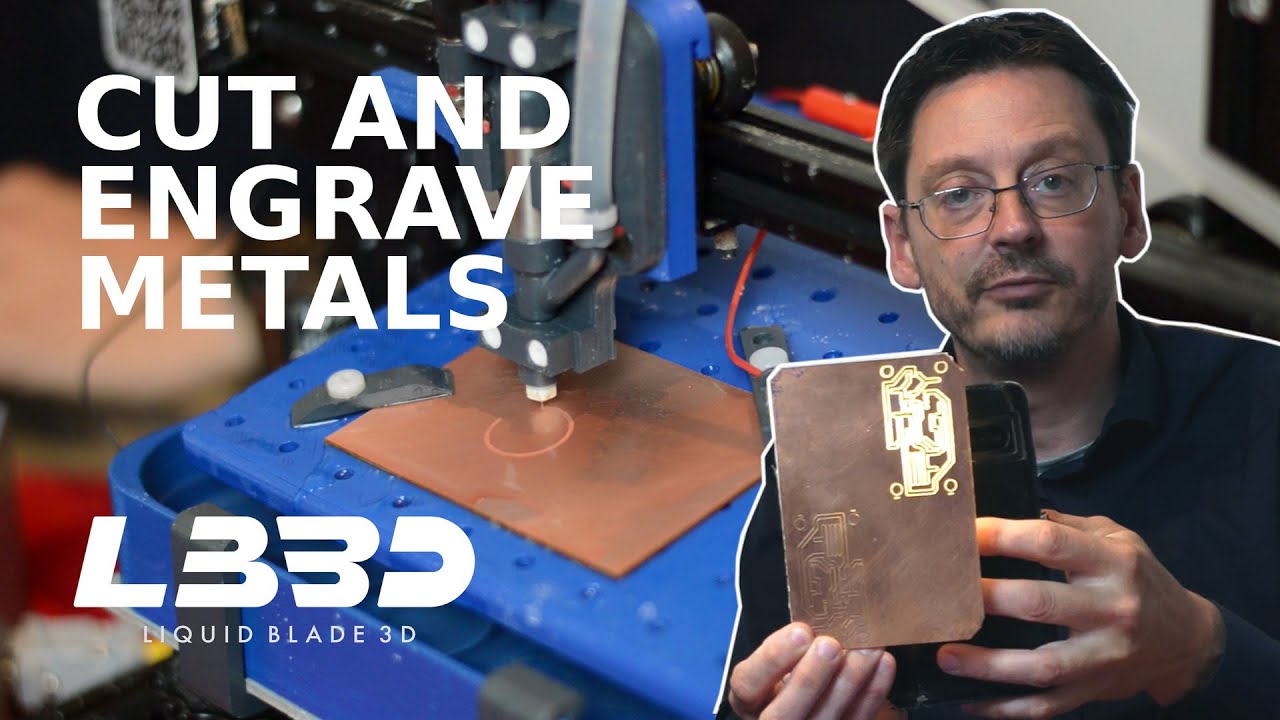 Cut and Engrave Metals with YOUR 3D printer! - Liquid Blade 3D
