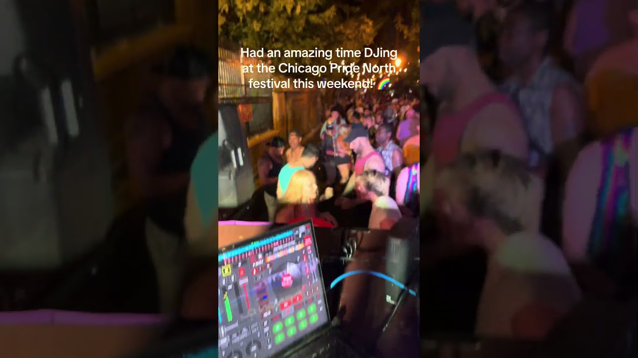 DJ DigiMark live at Pride North Chicago, June 25 2023