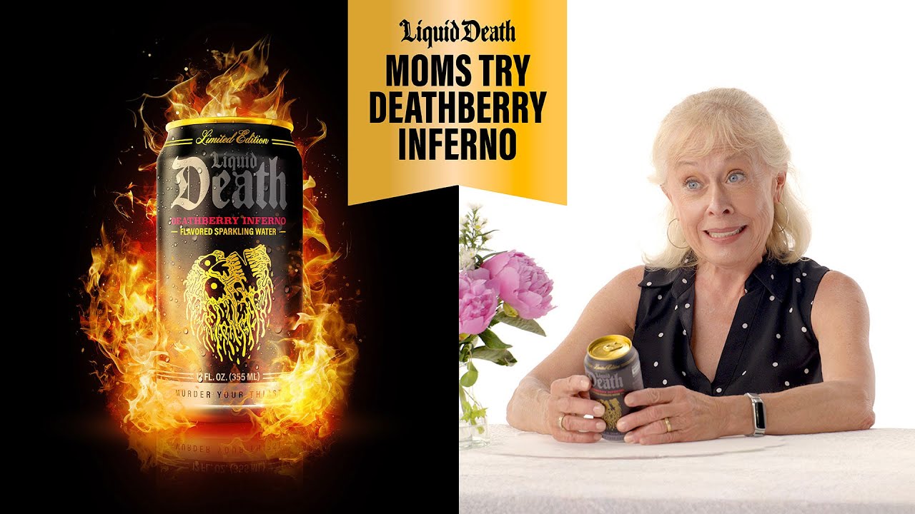 Liquid Death Tested Spicy Ghost Pepper Flavor on Their Real Moms