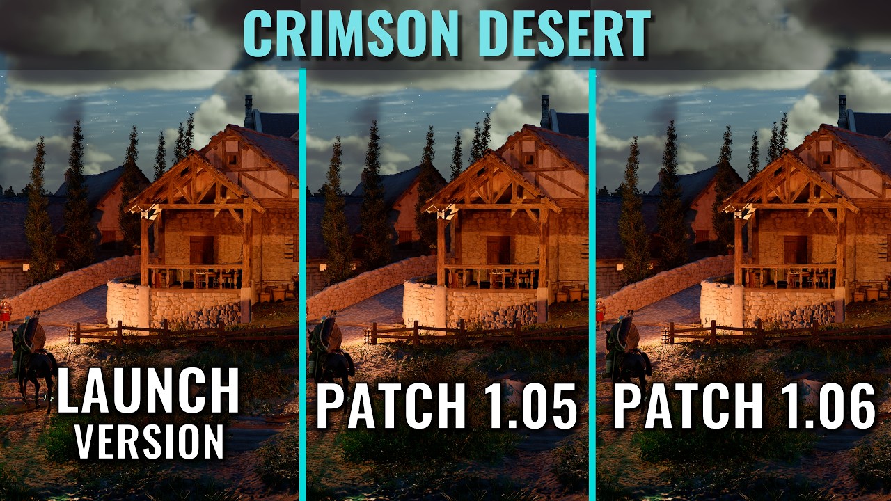 Crimson Desert - Patch 1.06 - RTX 5060 Ti, RTX 3070 - 1440p