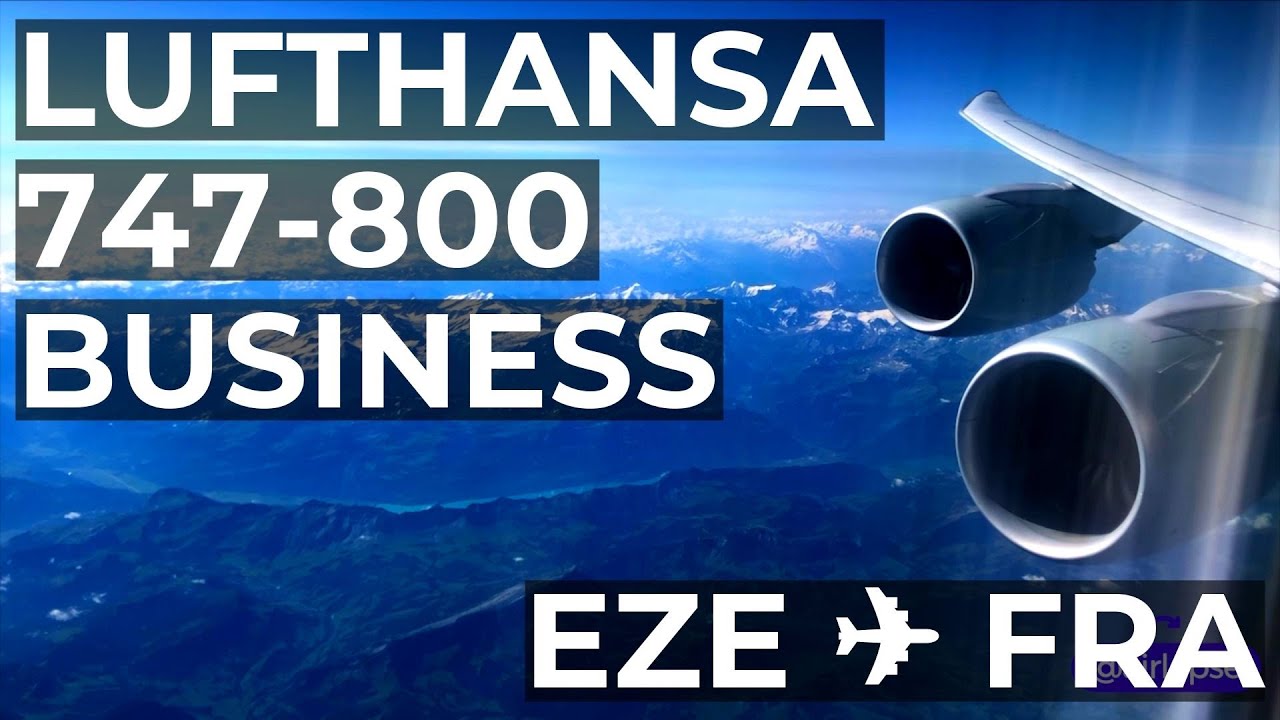 LUFTHANSA 747-8 BUSINESS CLASS LANDING IN FRANKFURT | Buenos Aires Ezeiza EZE ✈ Frankfurt FRA