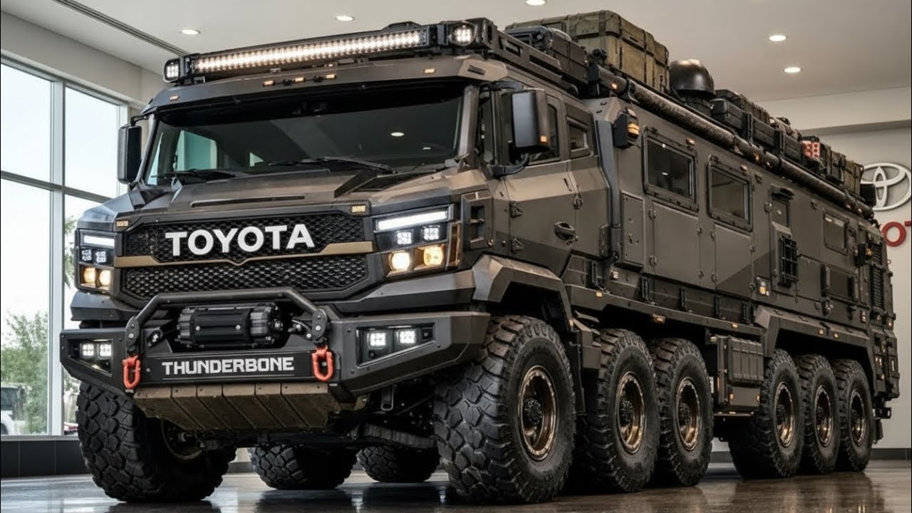 This 12x12 Toyota Is a Rolling Fortress – The Craziest Motorhome Ever Built